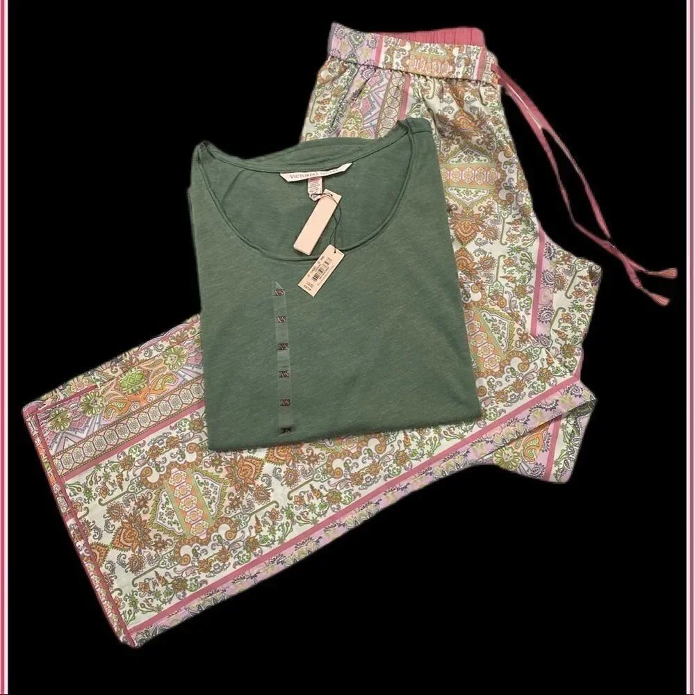 Victorias Secret Mayfair pants Soft top pajama set